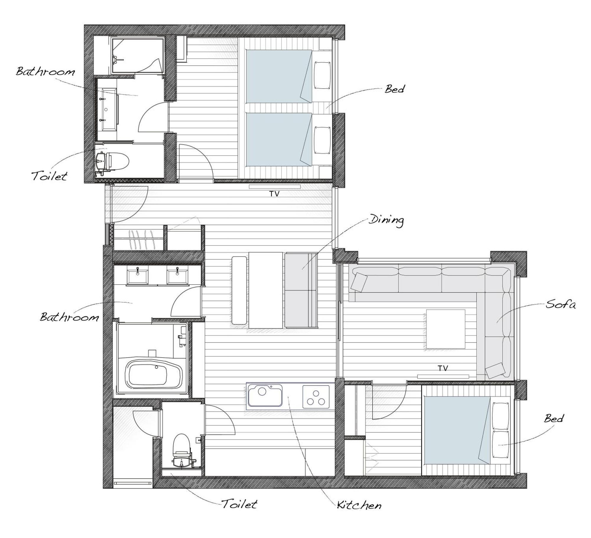 20 Pieces Hotel Киото Стая снимка